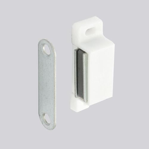 Hafele Magnetic Catch White Pack of 4 492.02.202