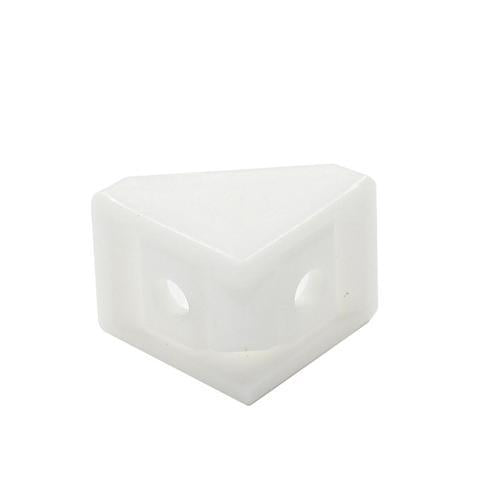 Hafele Universal Corner Connector 18mm White Pack of 10