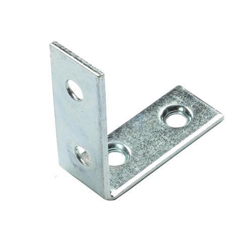 Hafele Angle Bracket 40mm 15mm 40mm Blue Galvanised Pack of 8