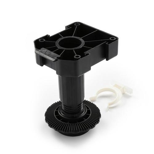 Hafele Kitchen Cabinet Feet Black Pack of 4