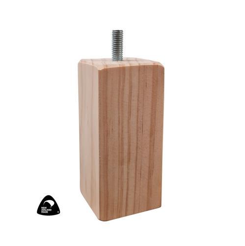 Sylvan Square Pine Furniture Leg 100mm