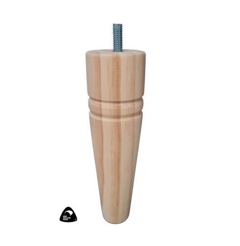 Sylvan Detailed Cone Pine Furniture Leg 150mm