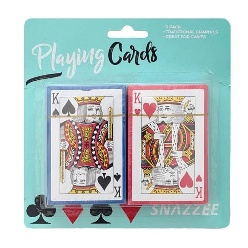 Snazzee Playing Cards 90mm 60mm 20mm