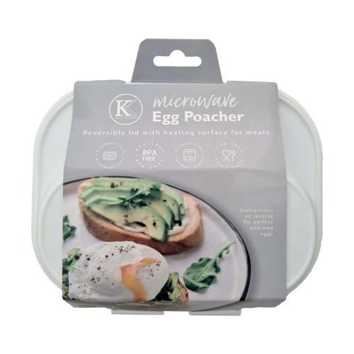 Kates Microwave Egg Poacher 140mm 180mm 55mm