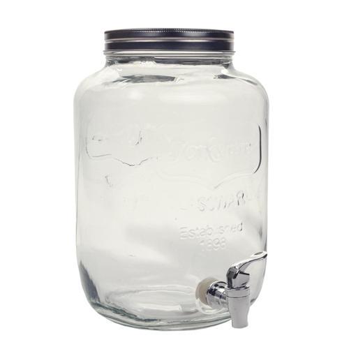 Kates Kitchen Glass Keg With Tap 8L