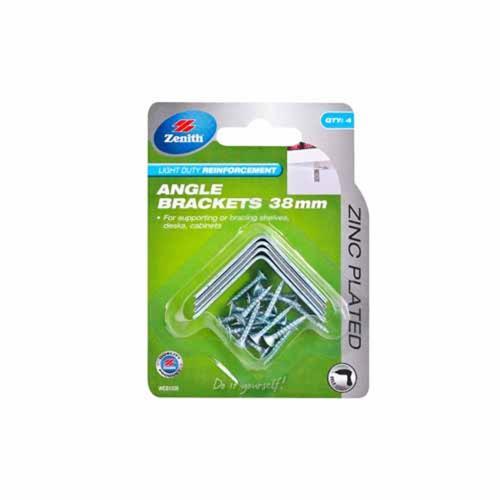 Zenith Angle Bracket 38mm Zinc Plated