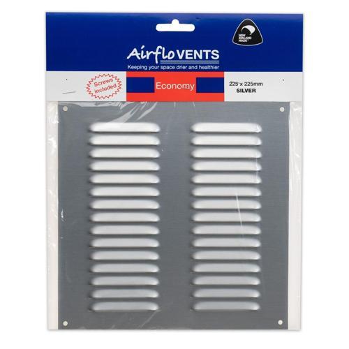 Airflo Louvre Vent 225 X 225mm Silver