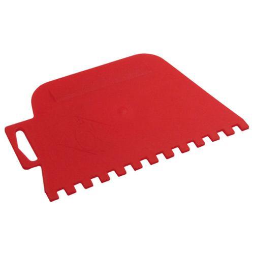 QEP Adhesive Spreader Square Notch Plastic 6mm Red