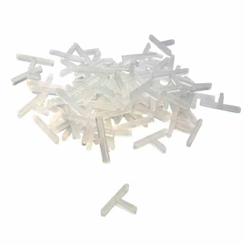 QEP T Shape Tile Spacer 1.5mm Pack of 100 White