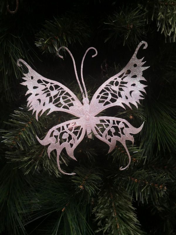 Glitter Butterfly (Champagne)