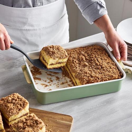 GreenPan Rectangular Cake/Roast Pan w Handles 30.2cm x 25.2cm - PFAS Free