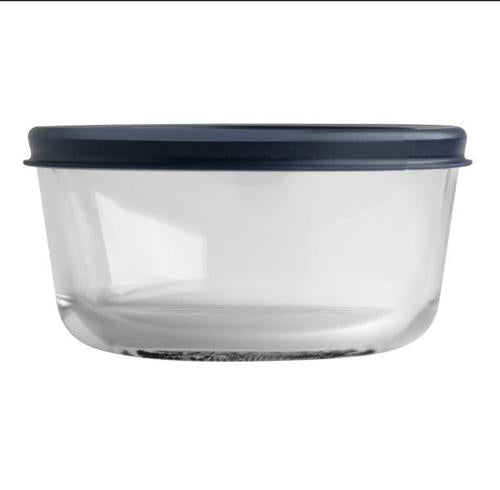 Pyrex Simply Store 2 Cup Round Blue Lid