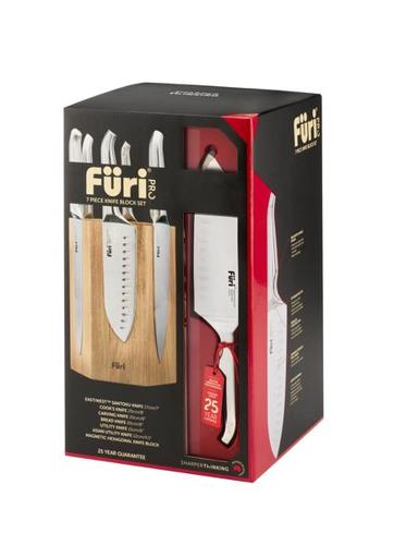 Furi Magnetic Hexagonal Knife Block Set 7 Piece