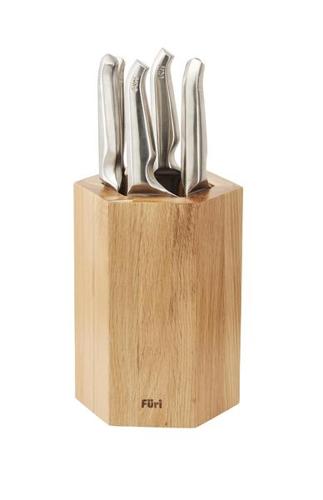 Furi Magnetic Hexagonal Knife Block Set 7 Piece