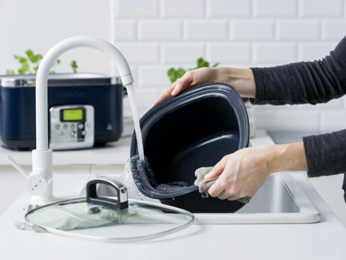 GreenPan Slow Cooker 6L PFAS Free - Oxford Blue
