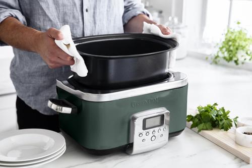 GreenPan Slow Cooker 6L PFAS Free - Pine Green
