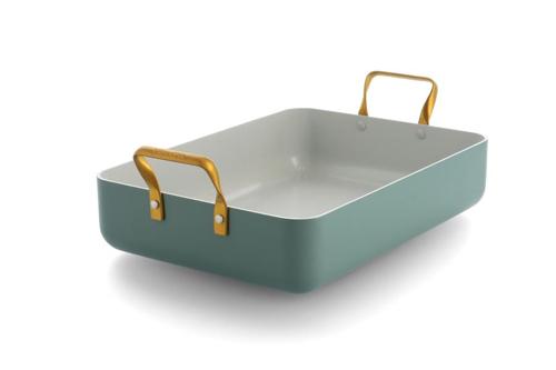 GreenPan Padova Smokey Blue PFAS Free Roasting Pan
