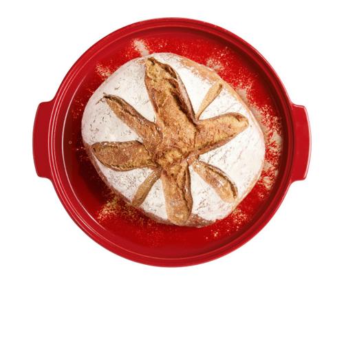 Emile Henry Round Bread Baker - Burgundy