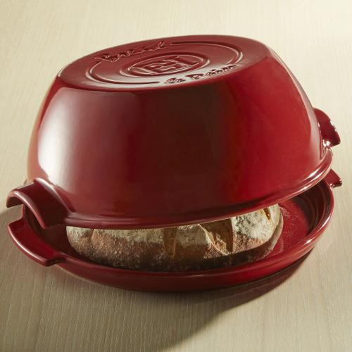 Emile Henry Round Bread Baker - Burgundy