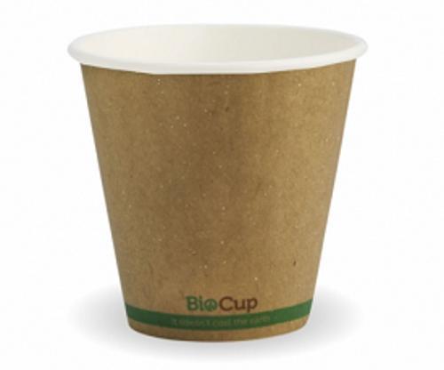 Cup Double Wall Kraft 8oz 90mm 295ml Pack of 50 - Biopak