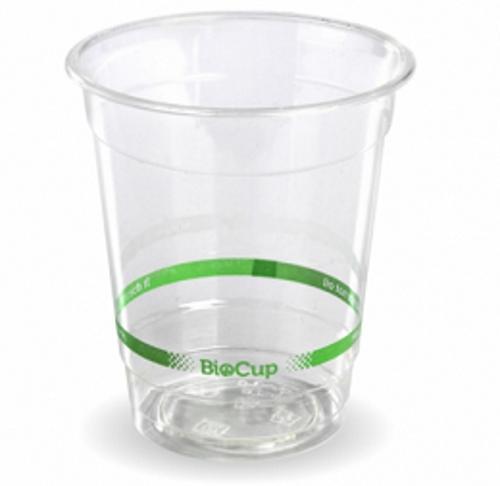 Cups Bioplastic Clear 250ml Pack of 100 - Biopak