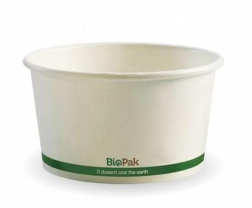 Bowls Bio White 12oz 430ml Pack of 25 - Biopak
