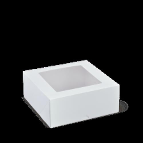 Boxes W/Window Patisserie 180x180x75mm 7" Pack of 200 - Detpak
