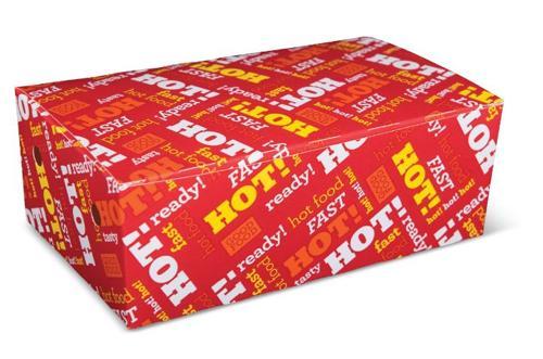 Boxes Snack 172x103x70mm Medium Printed Pack of 50 - Detpak