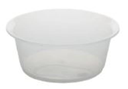 Food Containers PP Round 1200ml Clear Pack of 50 - Qiwi