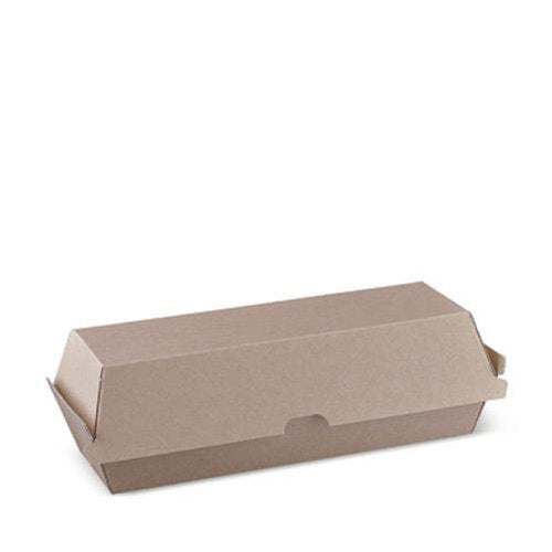 Boxes Hot Dog Clam Brown Pack of 50 - Detpak
