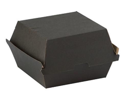 Boxes Burger Black 105x102x84mm Pack of 125 - Detpak