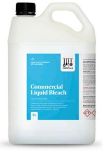 Bleach Liquid Commercial 5L - Essentials
