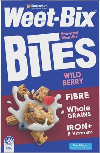 Weetbix Bites Wildberry 500g - Sanitarium