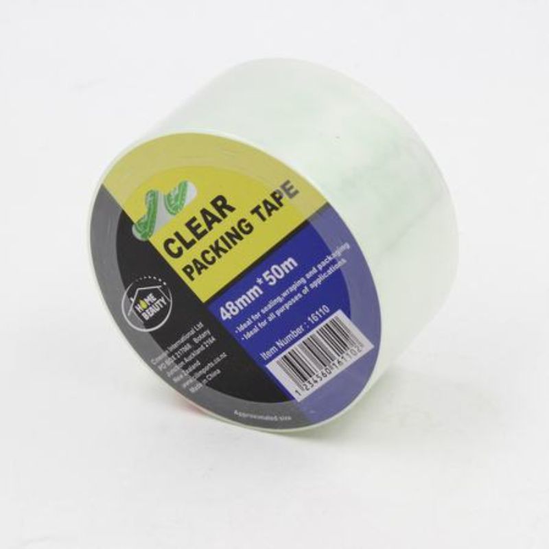 PACKING TAPE - CLEAR 48mm x 50m (Set of 12)