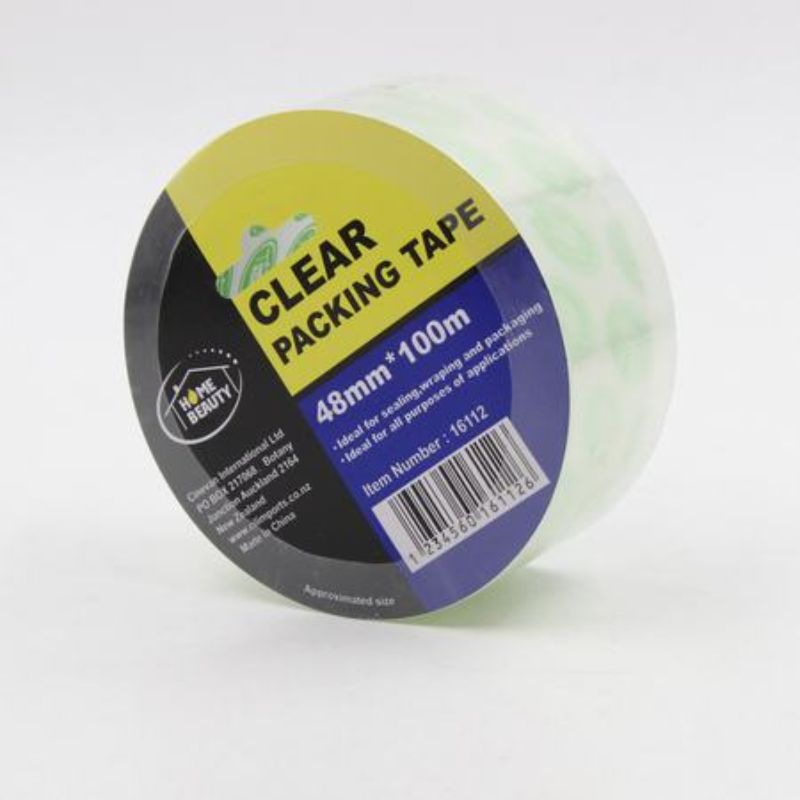 PACKING TAPE - CLEAR 48mm x 100m (Set of 12)