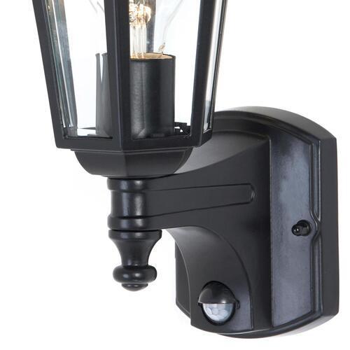 Mercator Tilbury Sensor Security Wall Bracket 60 Watt Black