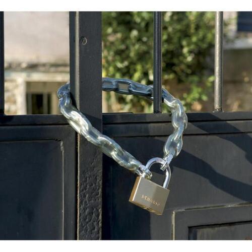 Master Lock Steel Chain 1m X 8mm Silver