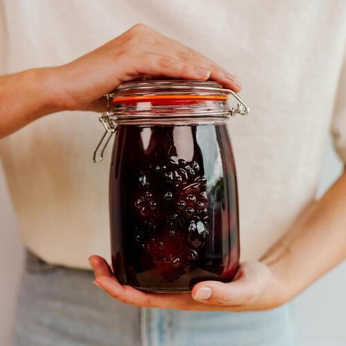 Kates Kitchen Large Clip Top Preserving Jar 1.5L