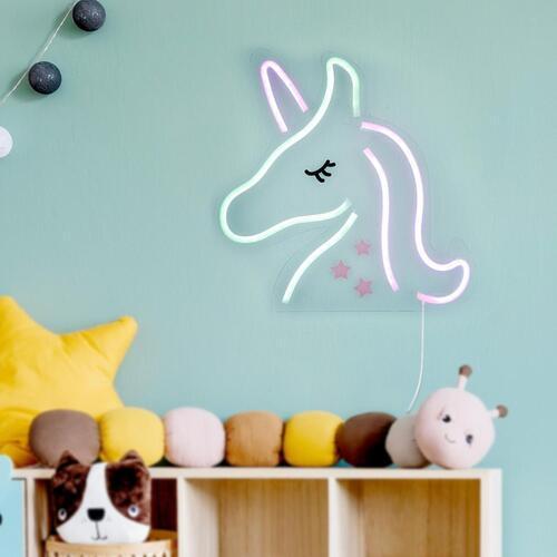 Mercator Unicorn Neon Night Light