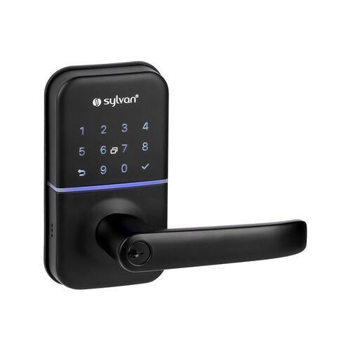Sylvan Electronic Smart Lever Handle Black Finish