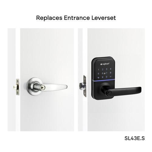 Sylvan Electronic Smart Lever Handle Black Finish