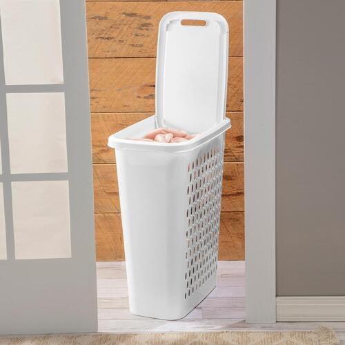 Sterilite Slim Laundry Hamper White
