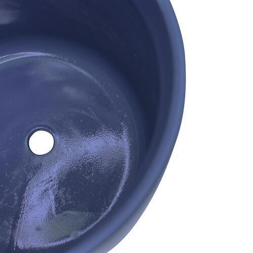 Bloom Indoor Adelle Pot And Saucer 18cm Blue