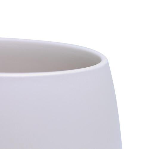 Bloom Indoor Addie Pot And Saucer 9cm White