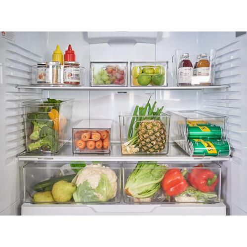 Nouveau Storage Bin With Colander 150 X 150mm Clear