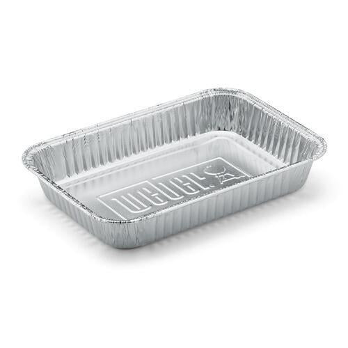 Weber BBQ Drip Pans Small Silver Pack of 10