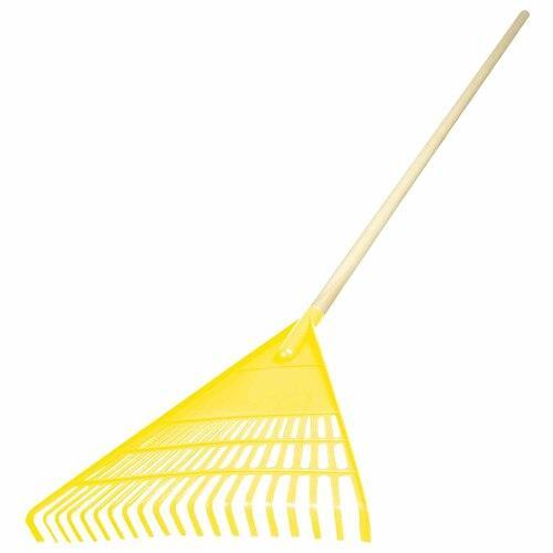 Number 8 Plastic Leaf Rake Assorted Colours
