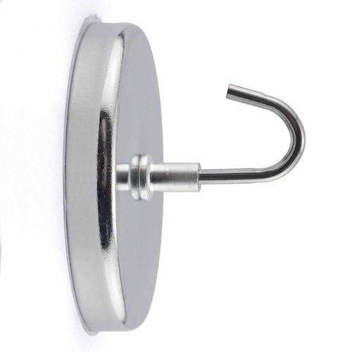 Magnet Source Magnectic Hook 50mm Silver