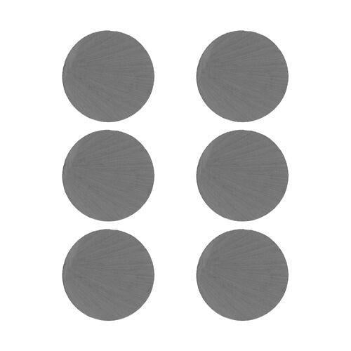Magnet Source Magnet Disc 25mm 6 Piece Grey Pack of 6