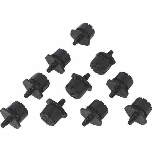 Neta Adjustable Dripper Thread 4mm Black Pack of 10